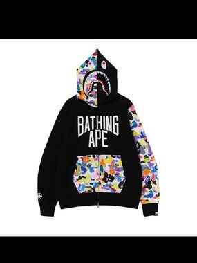 Bape zip hoodie